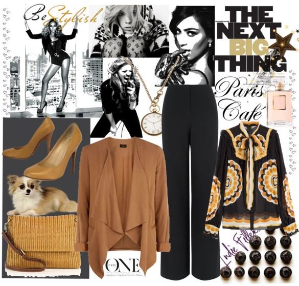 Camel Soft Waterfall Blazer