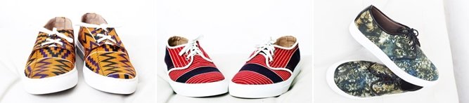 Ankara sneakers,Aso-oke sneaker,Adire sneakers and Kente sneakers