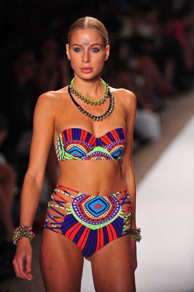 african print swimwear