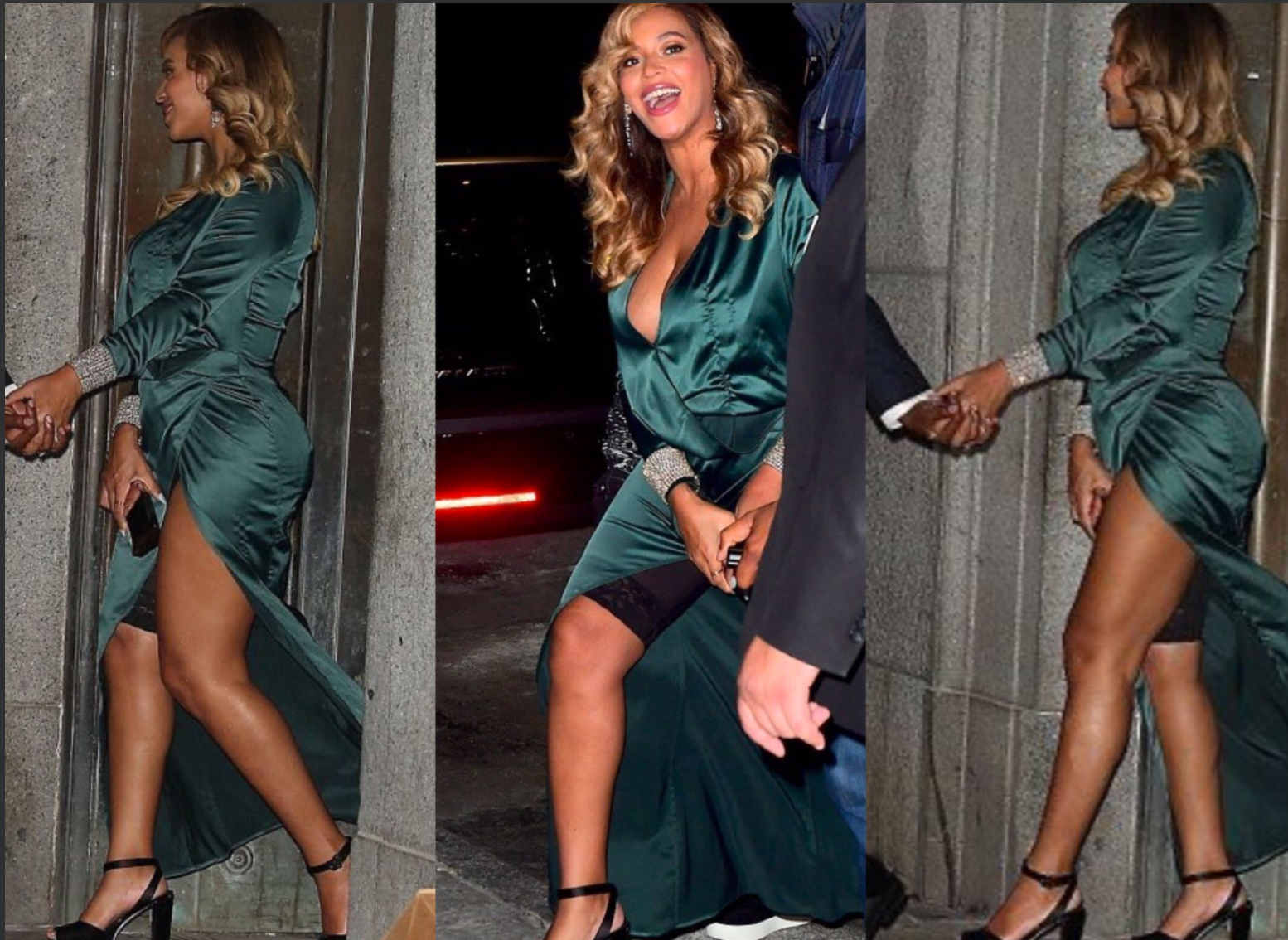 Garner Style - Beyonce for the win with the spanx hack. High slit