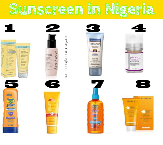 sunscreen in nigeria