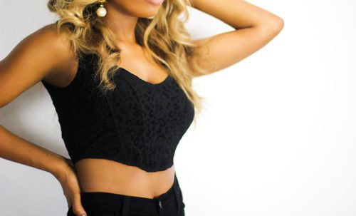 femme luxe structured top