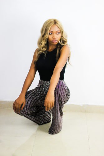 sequin pants femme luxe